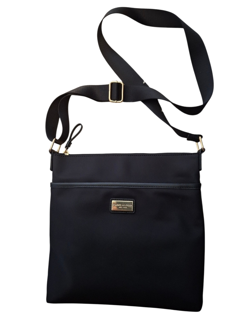 Tommy Hilfiger Black Nylon Crossbody Bag